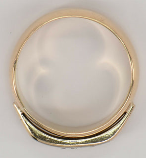14K Gold Diamond Ring 6.51g Size 8.5 RG0070