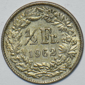 Switzerland 1962 1/2 Franc 151590 combine shipping