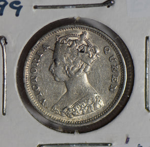 Hong Kong 1899 10 Cents silver  H0160 combine shipping