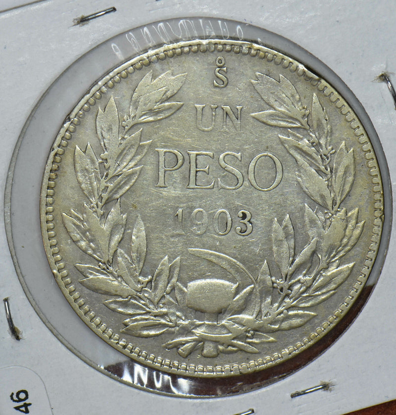 Chile 1903 Peso Vulture animal 291146 combine shipping