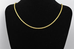 18K Gold Necklace 8.42g 20'' RG0199