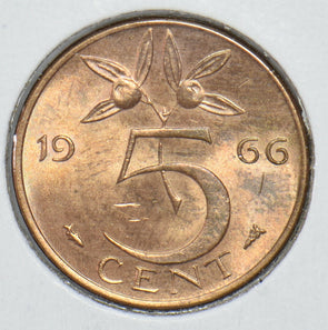 Netherlands 1966 5 Cents 190878 combine shipping