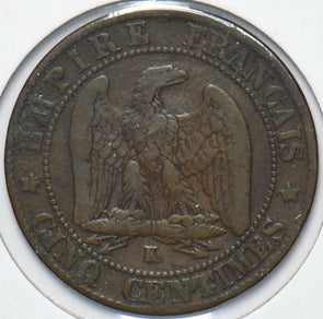 France 1861 K 5 Centimes Eagle animal 900591 combine shipping
