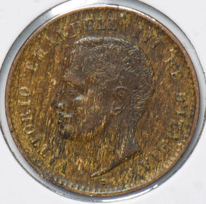 Italy 1903 Vittorio Emanuele III 2 Centesimi Eagle animal 292612 combine shippi