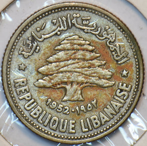 Lebanon 1952 50 Piastres 151278 combine shipping