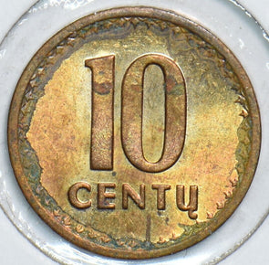 Lithuania 1991 10 Centu Horse animal 198342 combine shipping