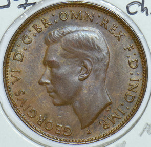 Australia 1943 1/2 Penny Kangaroo animal 490033 combine shipping