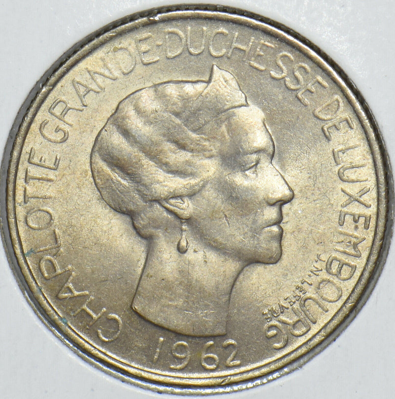 Luxembourg 1962 5 Francs 291218 combine shipping