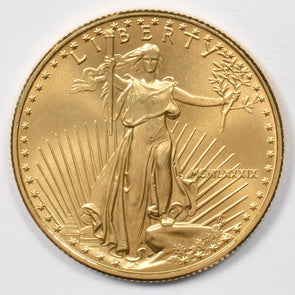 1989 25 Dollars gold 1/2oz gold eagle GL0236 combine shipping