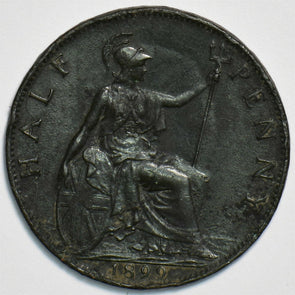 Great Britain 1899 1/2 Penny 197413 combine shipping