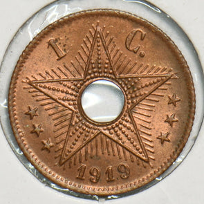 Belgium Congo 1919 Centime 491471 combine shipping