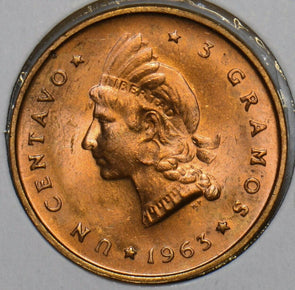 Dominican Republic 1963 Centavo 100th Anniversary Restoration 297622 combine shi