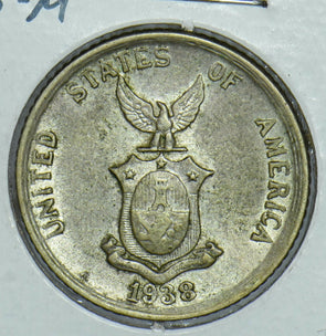 Philippines 1938 Lady Posing 20 Centavos Eagle animal 290906 combine shipping