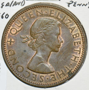New Zealand 1960 Penny Tui Bird 198892 combine shipping