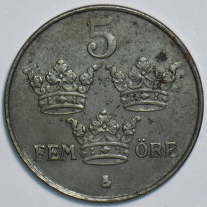 Sweden 1950 5 Ore 240675 combine shipping