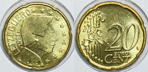 Luxembourg 2002 20 Cents 904834 combine shipping