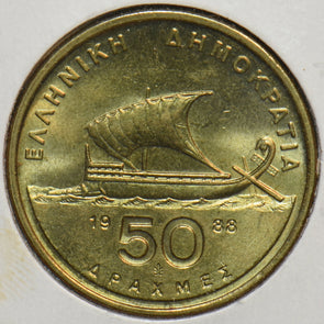 Greece 1988 50 Drachmai 195829 combine shipping