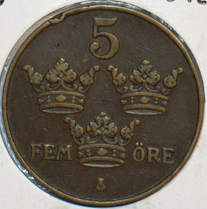 Sweden 1913 5 Ore 196059 combine shipping