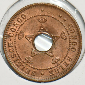 Belgium Congo 1919 Centime 491450 combine shipping