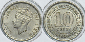 Malaya 1950 10 Cents 198368 combine shipping