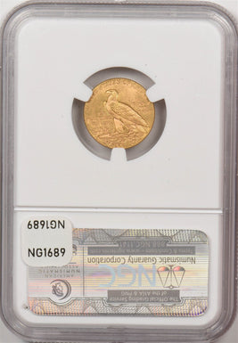 1927 $2.50, Quarter Eagle Gold, Liberty Head NGC MS64 CAC NG1689