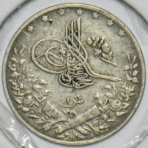 Egypt 1910 AH1327 Qirsh 240371 combine shipping