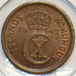 Iceland 1942 Eyrir 296894 combine shipping