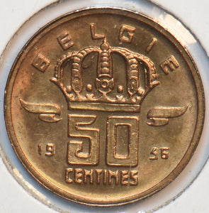 Belgium 1956 50 Centimes 193681 combine shipping