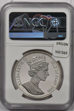 Isle of Man 1996 Crown silver NGC PF 69UC Legend Of King Arthur Sir Lancelot Sil