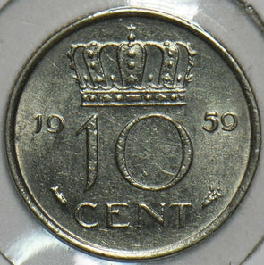 Netherlands 1959 10 Cents 903686 combine shipping