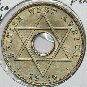 British West Africa 1936 1/2 Penny 152619 combine shipping