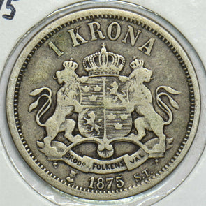 Sweden 1875 Krona 297903 combine shipping
