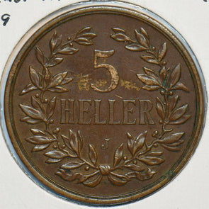 German East Africa 1909 5 Heller GE0156 combine shipping