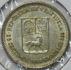 Venezuela 1954 1/4 Bolivar Horse animal 193933 combine shipping