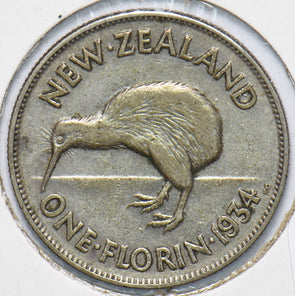 New Zealand 1934 Florin Kiwi Bird animal 293540 combine shipping