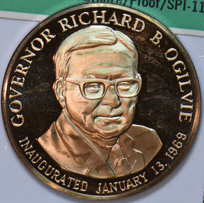 1818 Governer Ogilive Commemorative Coin-Medal 292807 combine shipping