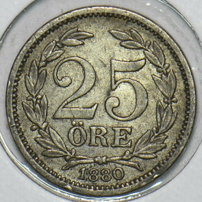 Sweden 1880 25 Ore 152776 combine shipping