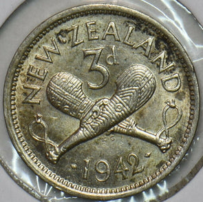 New Zealand 1942 3 Pence 903641 combine shipping