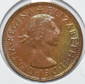 Australia 1953 1/2 Penny Kangaroo animal 192567 combine shipping
