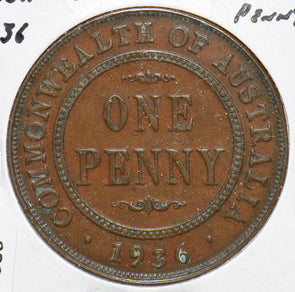 Australia 1936 Penny 192585 combine shipping