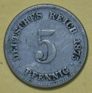 Germany 1875 5 Pfennig 191964 combine shipping