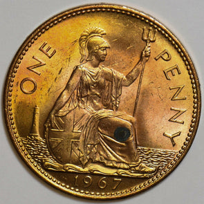 Great Britain 1967 Penny 152980 combine shipping
