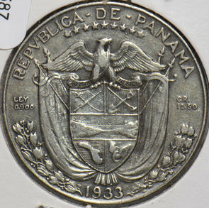 Panama 1933 1/2 Balboa Eagle animal 292587 combine shipping