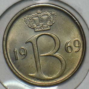 Belgium 1969 25 Centimes 151985 combine shipping