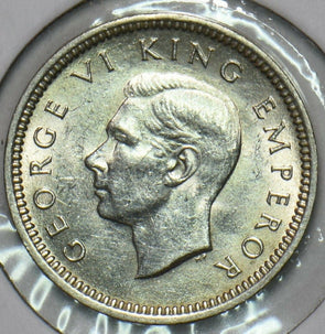 New Zealand 1943 3 Pence 297595 combine shipping