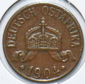 East Africa 1904 A 1/2 Heller 240034 combine shipping