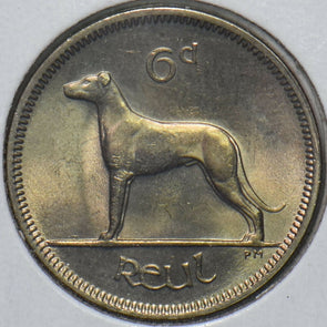 Ireland 1968 6 Pence Wolfhound animal 195004 combine shipping