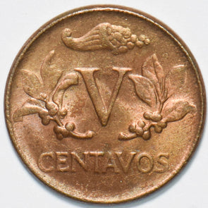 Colombia 1966 5 Centavos 192059 combine shipping