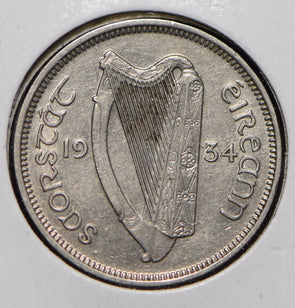 Ireland 1934 6 Pence Wolfhound animal  291708 combine shipping