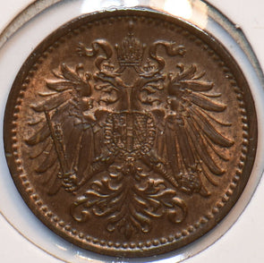 Austria 1895 Heller Eagle animal 193387 combine shipping